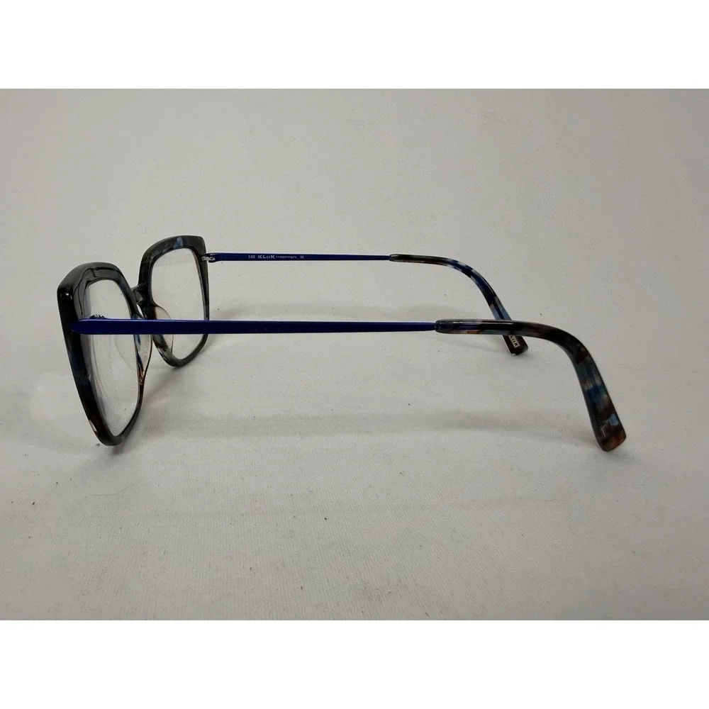 Kliik Denmark 709 S401 Blue Tortoise Eyeglasses Frames 48-17-140 Womens
